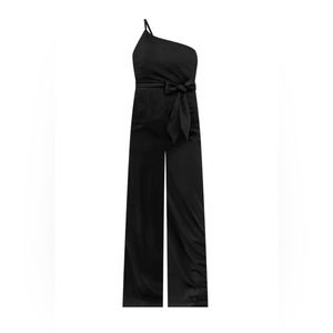 Black One Shoulder Jumpsuit